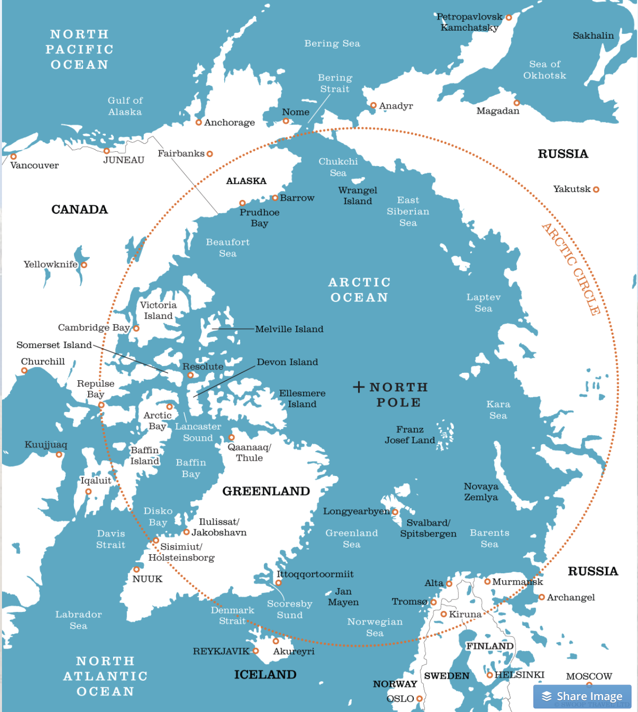 map of arctic circle        <h3 class=