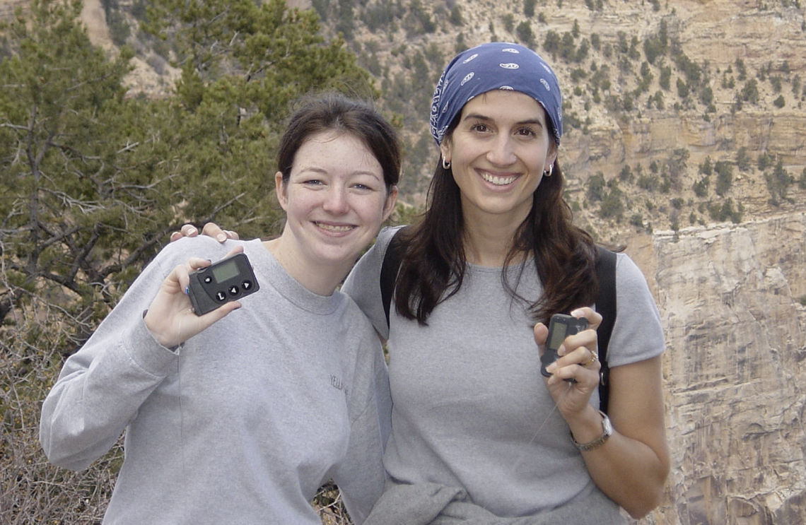 Maria and Insulin Pump friend at Grand Canyon