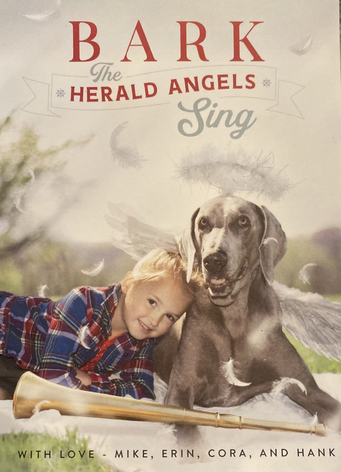 Hank, Cora, Bark the Herald Angels Sing